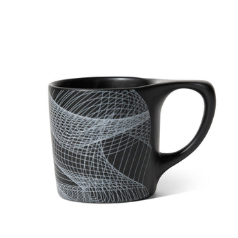 notNeutral x DotsToLines Lino Mug, Black