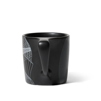 notNeutral x DotsToLines Lino Mug, Black