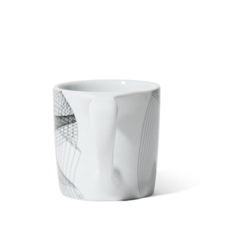 notNeutral x DotsToLines Lino Mug, White