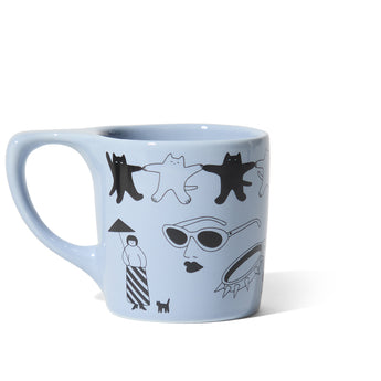 notNeutral x Katya Krasnova Lino Mug, Periwinkle