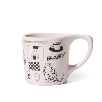 notNeutral x Katya Krasnova Lino Mug, Pink