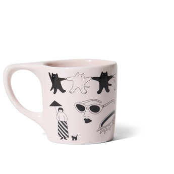 notNeutral x Katya Krasnova Lino Mug, Pink